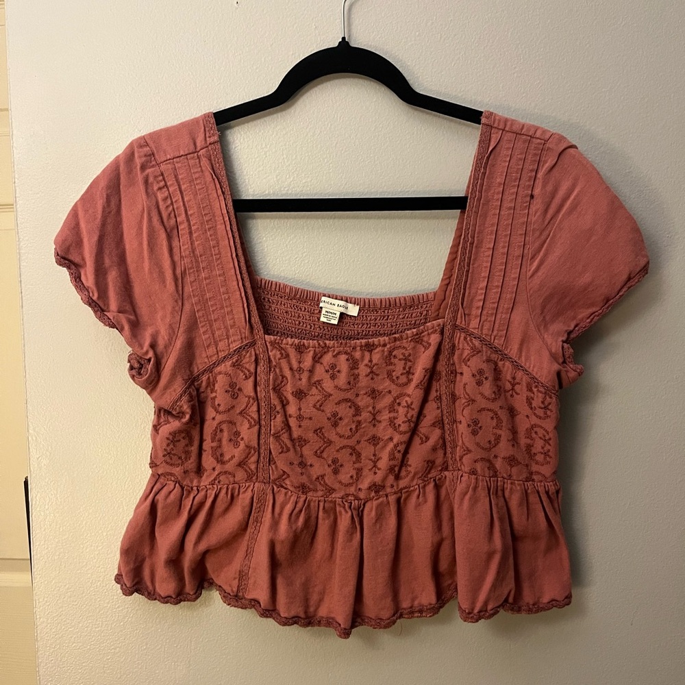 American Eagle Boho Crop Top